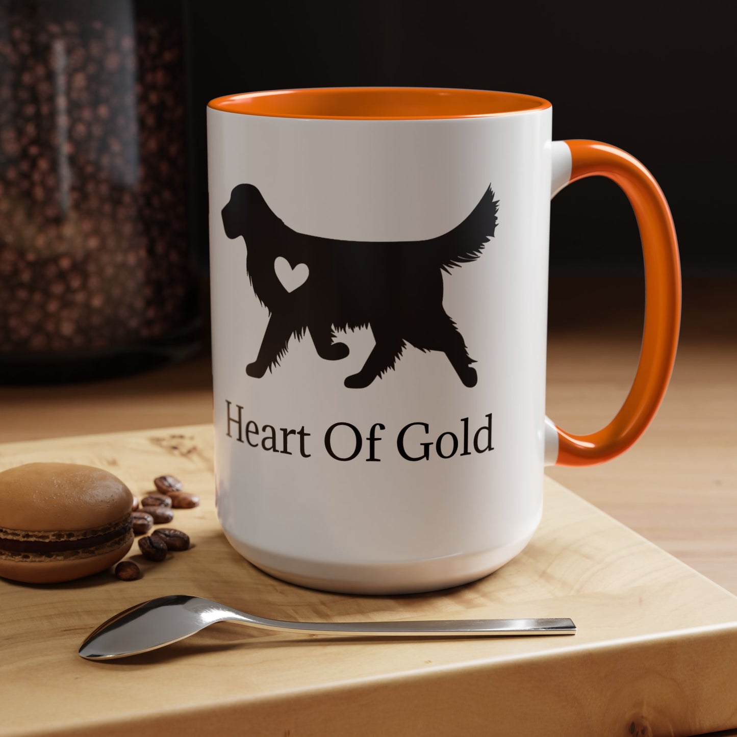 Heart Of Gold 2-Tone Coffee Mug