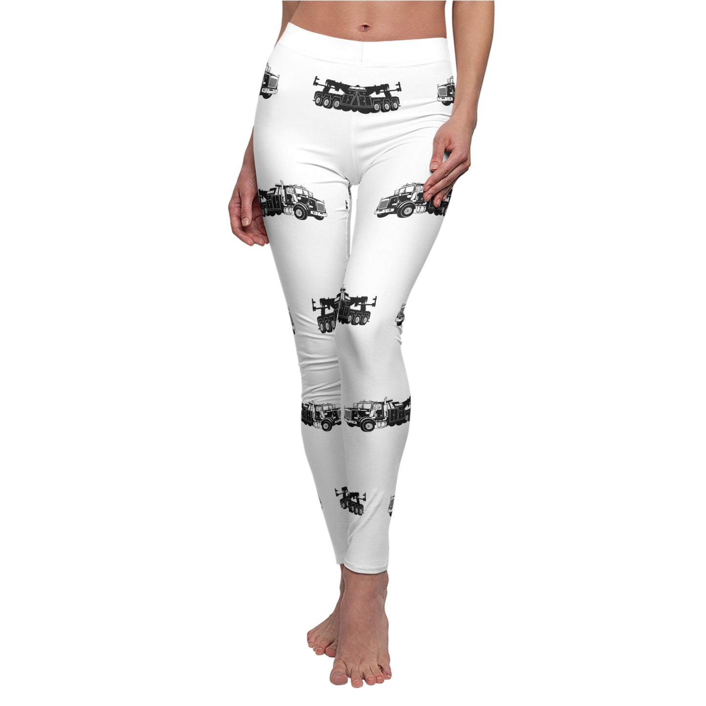 Heavy Tow Truck Women's Ankle Leggings