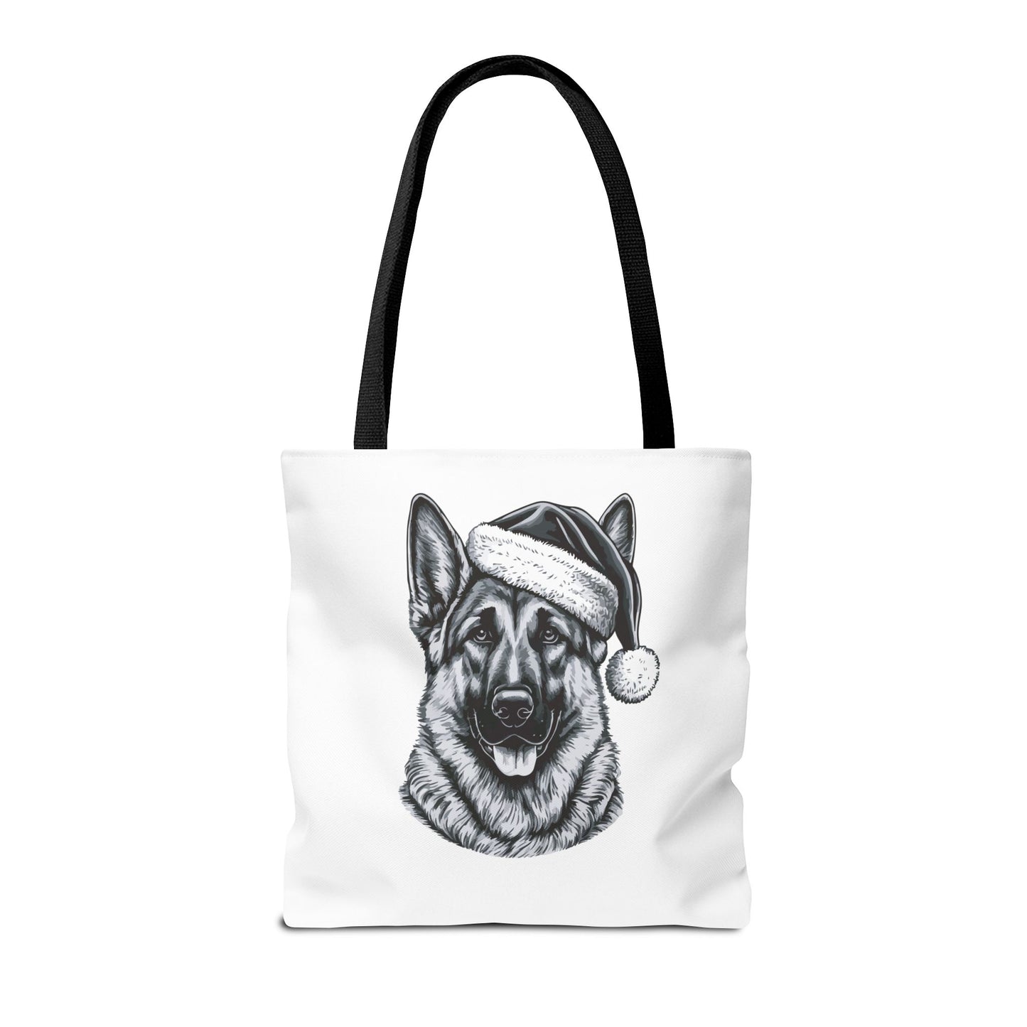 Santa Paws German Shepherd Tote Bag