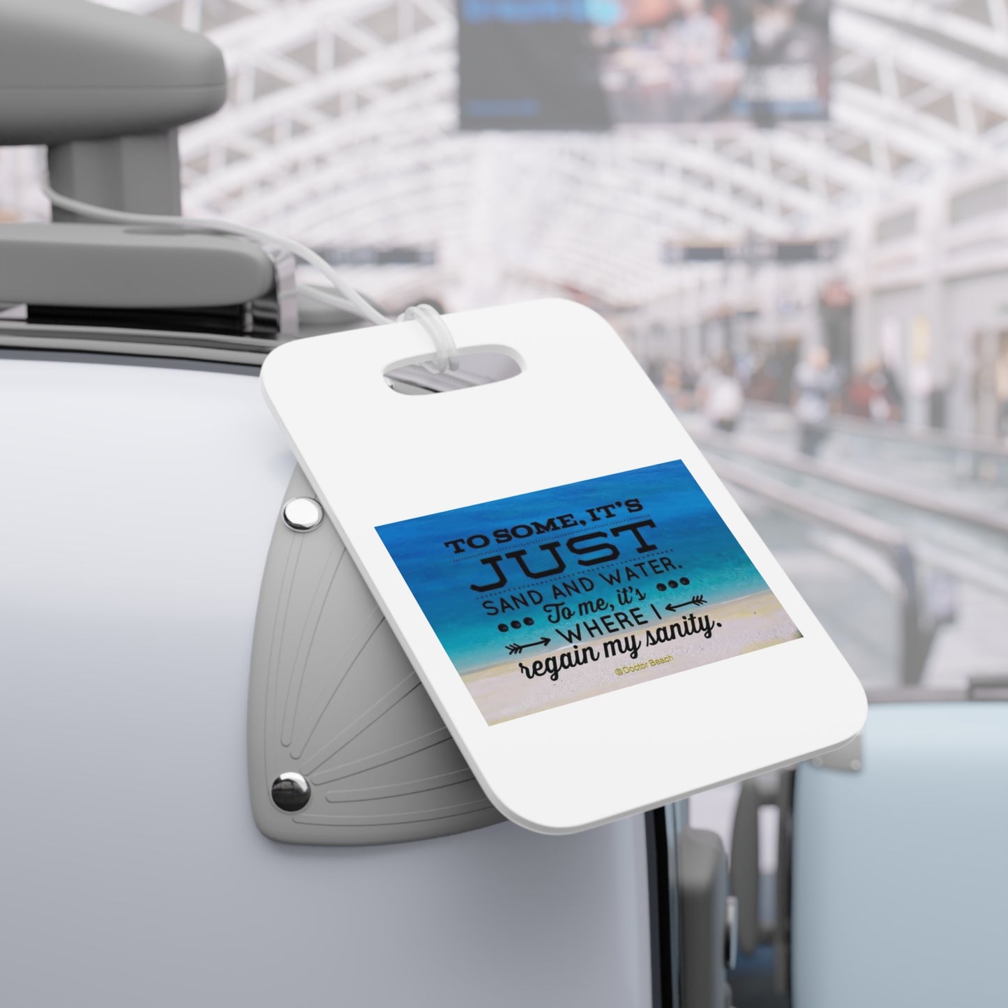 Dr, Beach Luggage Tag