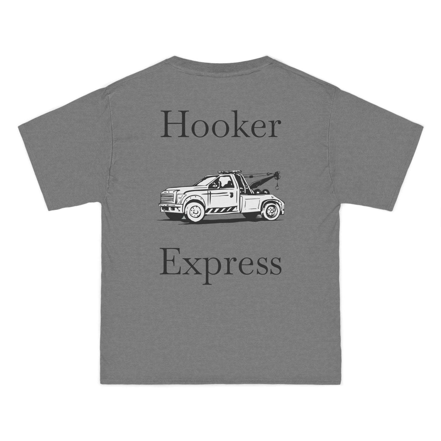 H**ker Express Wheel Lift Tow Truck Men's Short-Sleeve Crewneck Tee