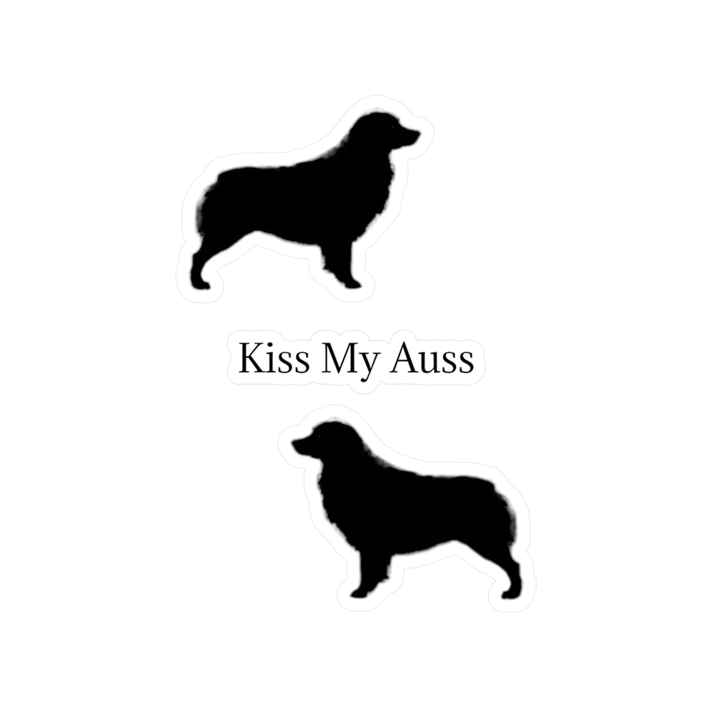 Kiss My Auss Vinyl Decal