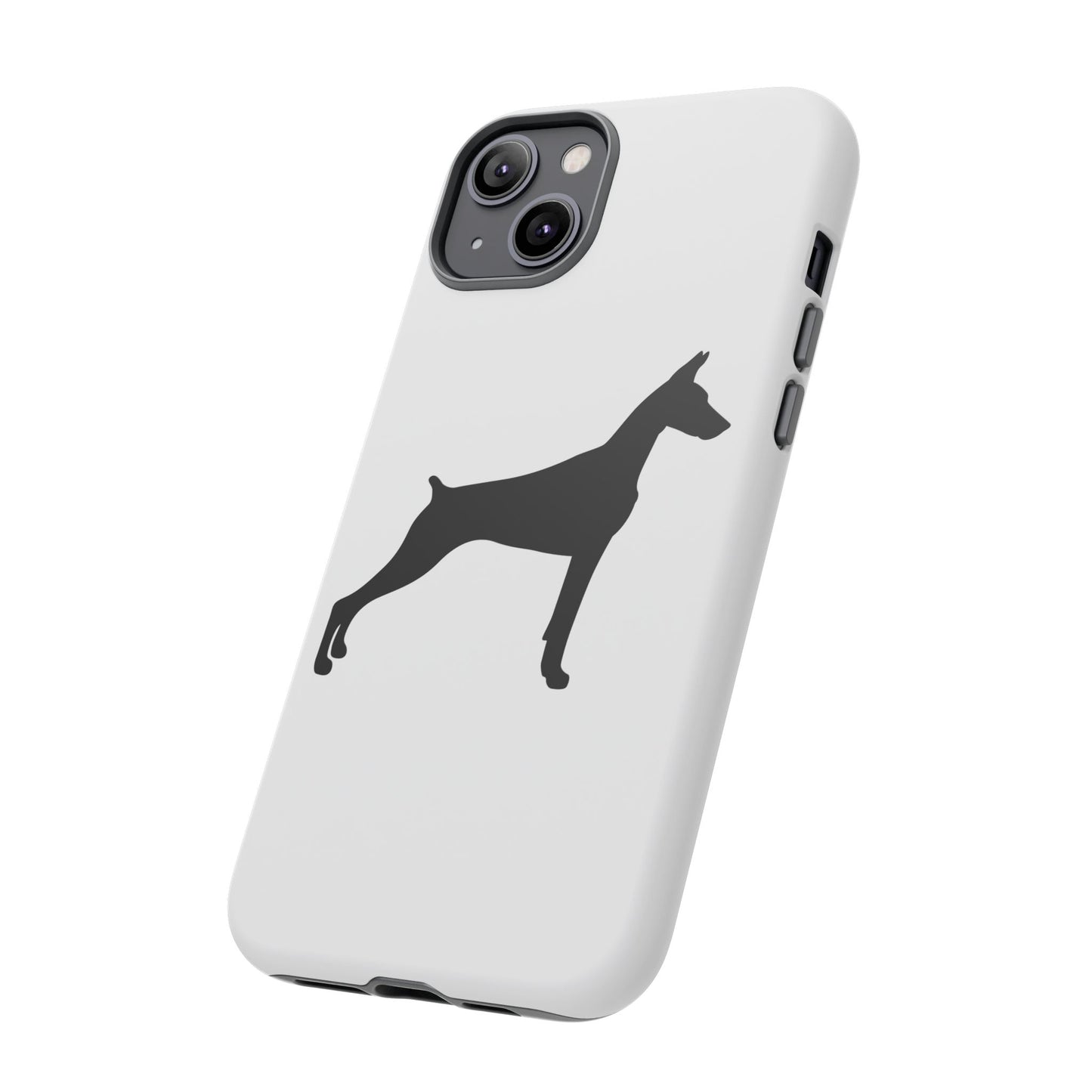 Doberman Silhouette iPhone Case