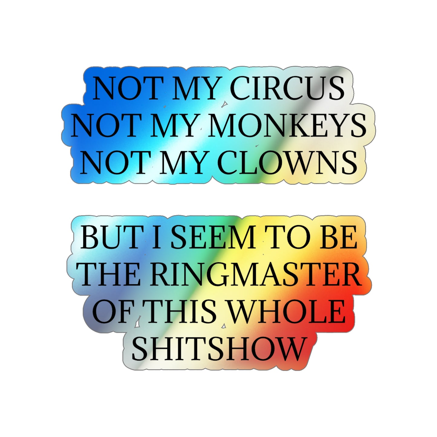 Ringmaster Holographic Sticker