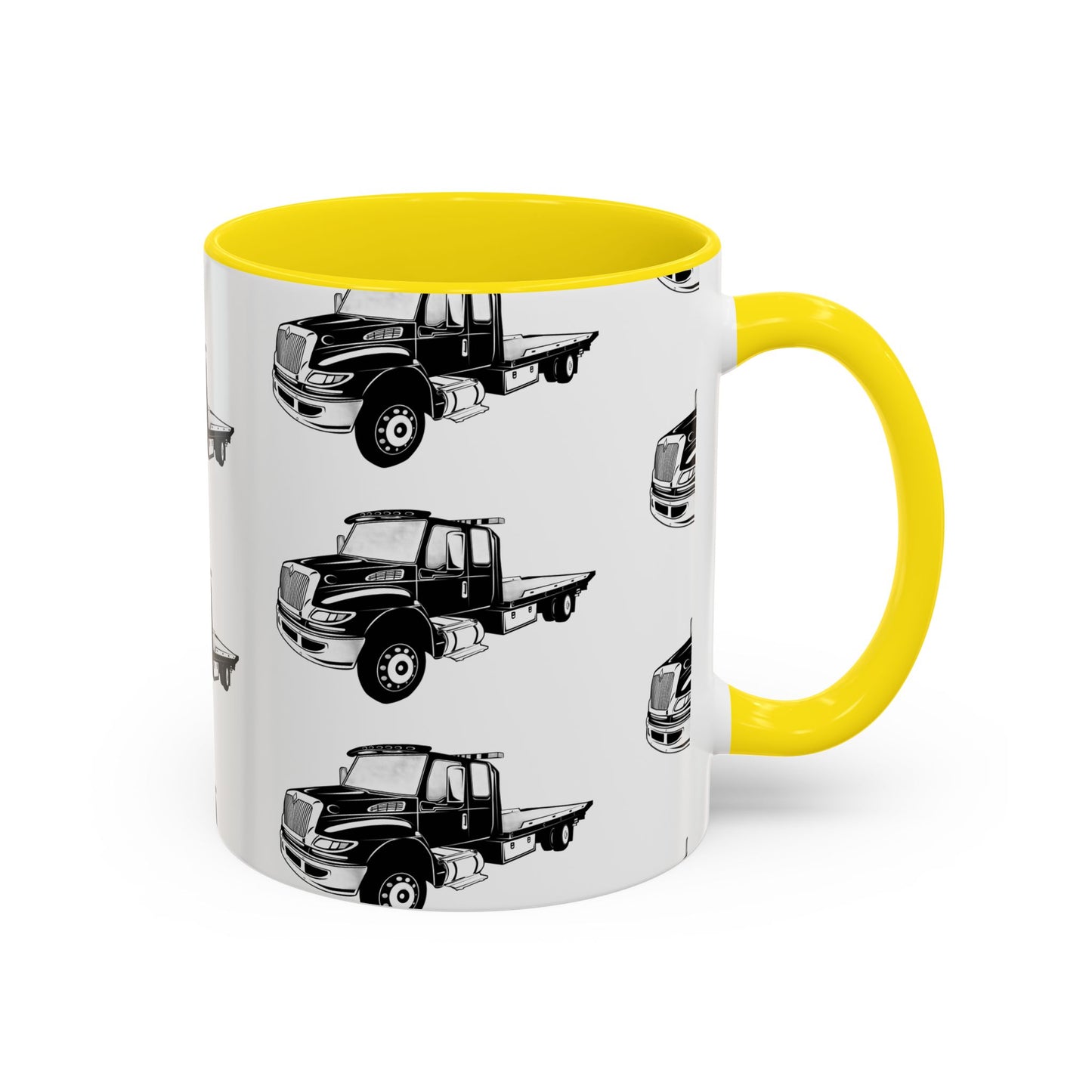 Flatbed Tow Truck 2-Tone Coffee Mug