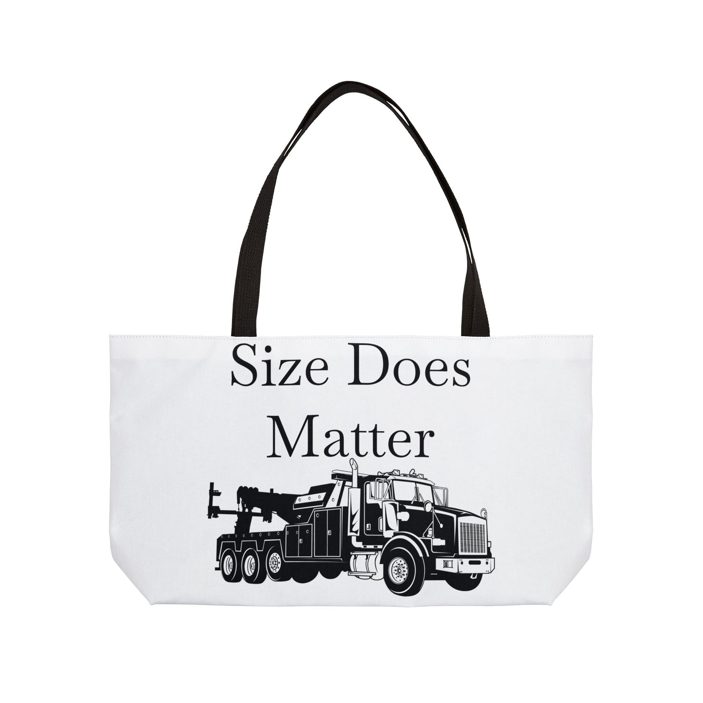 Size Does Matter Weekender Tote Bag