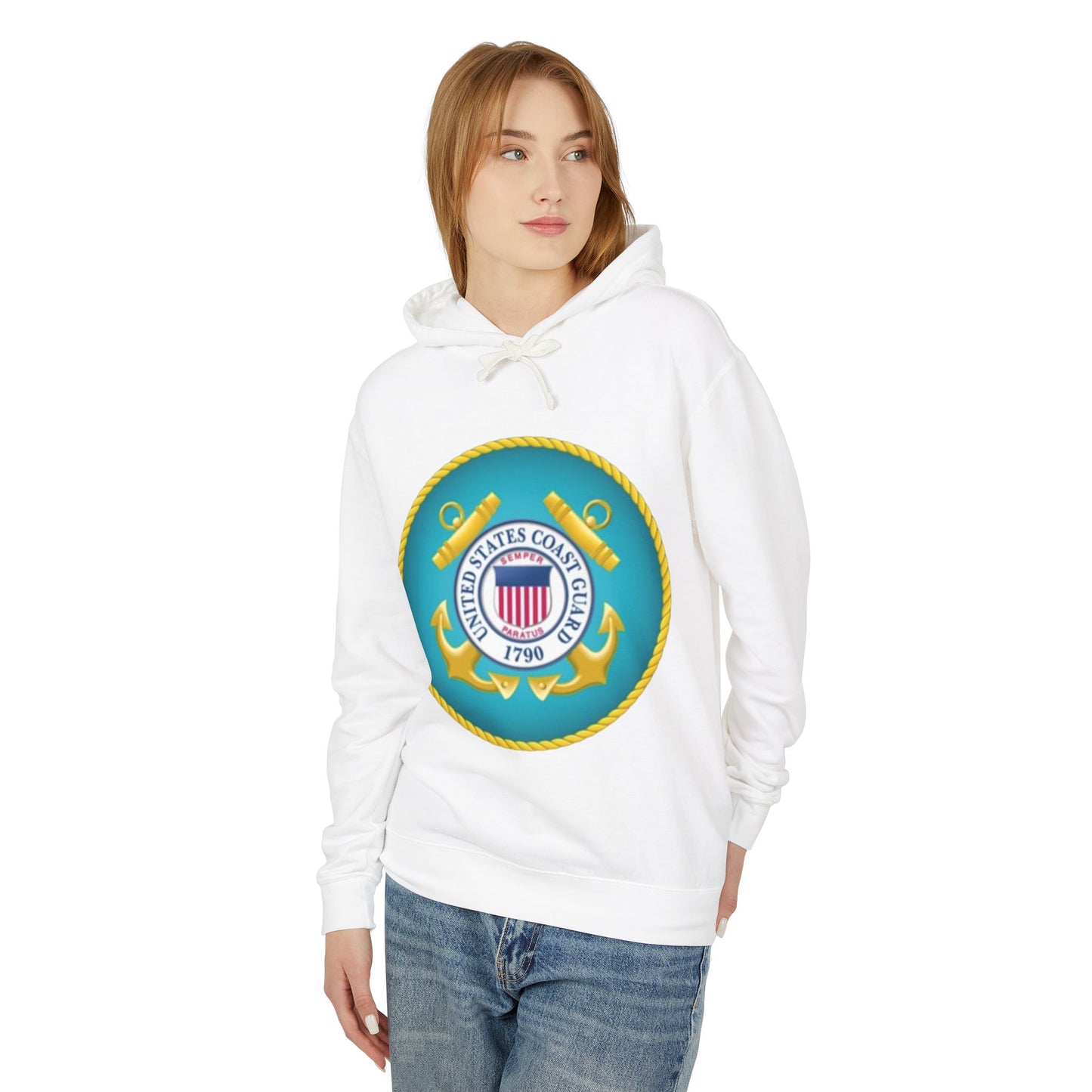 US Coast Guard Unisex Lightweight Hoodie