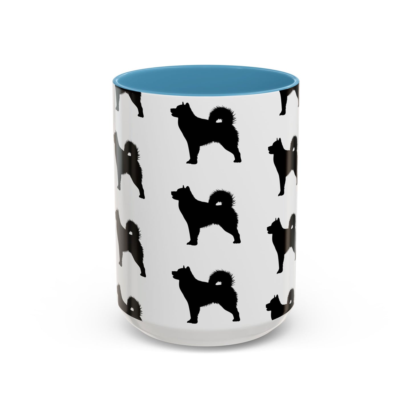 Malamute Silhouette 2-Tone Coffee Mug