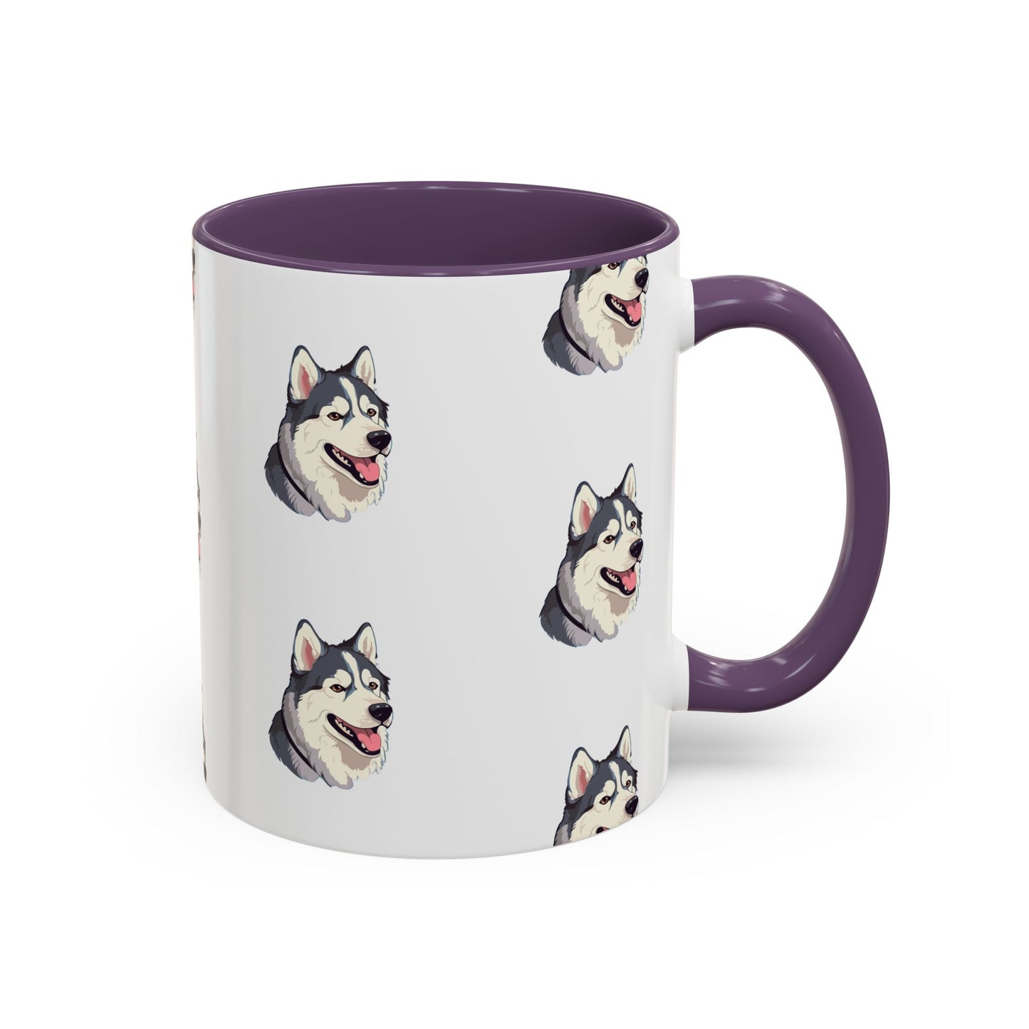 Malamute Head 2-Tone Coffee Mug