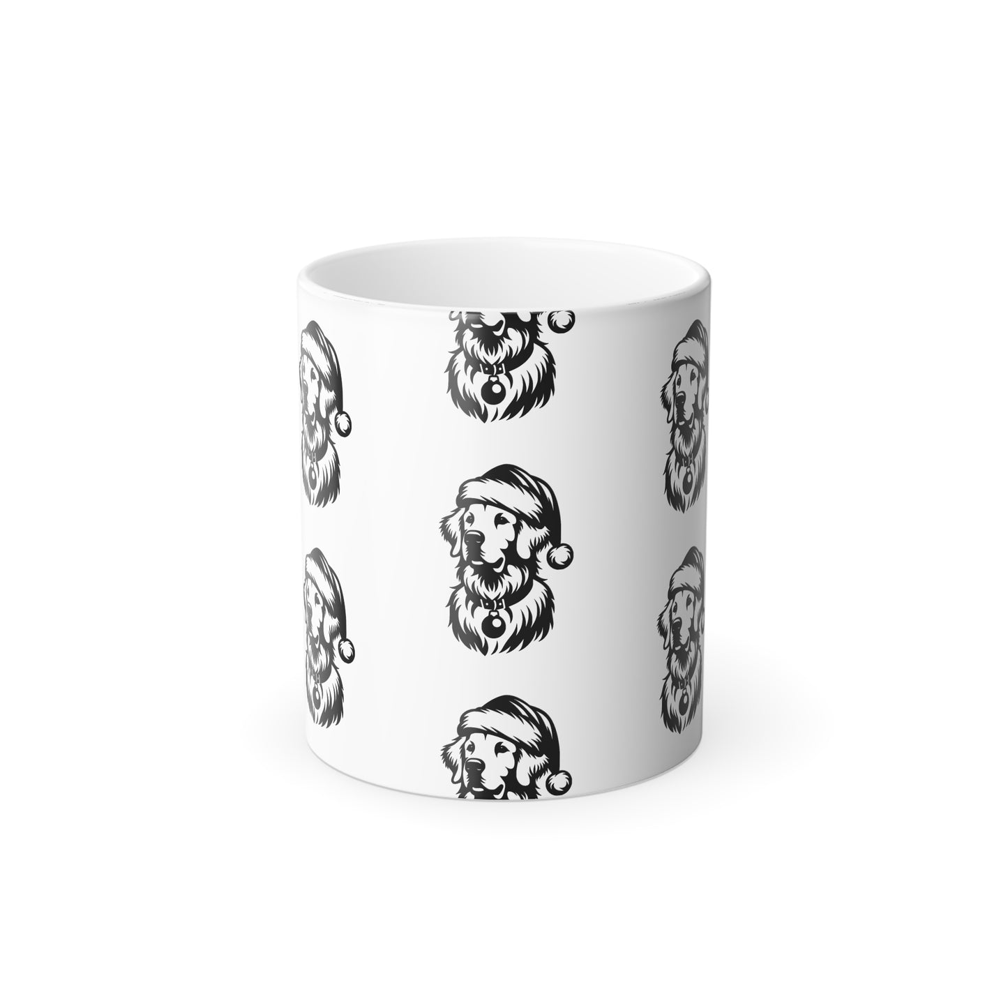 Santa Paws Golden Color Changing Mug