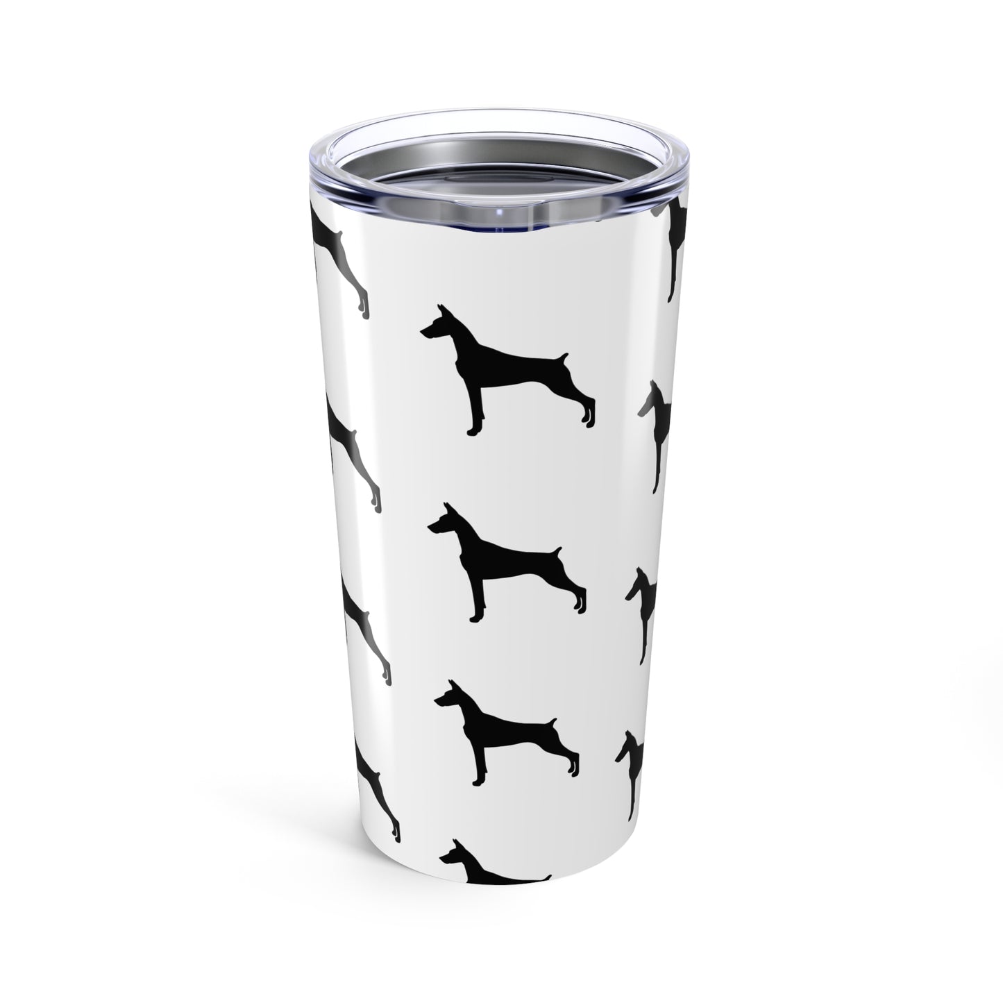 Doberman Silhouette Tumbler