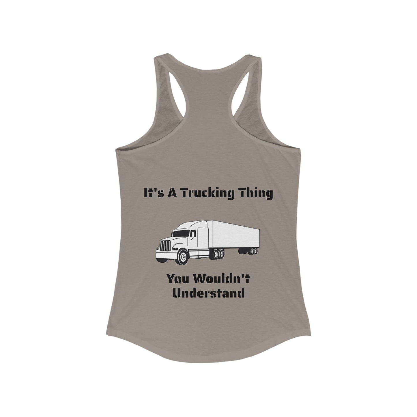 Trucking Thing Women's Racerback Tank
