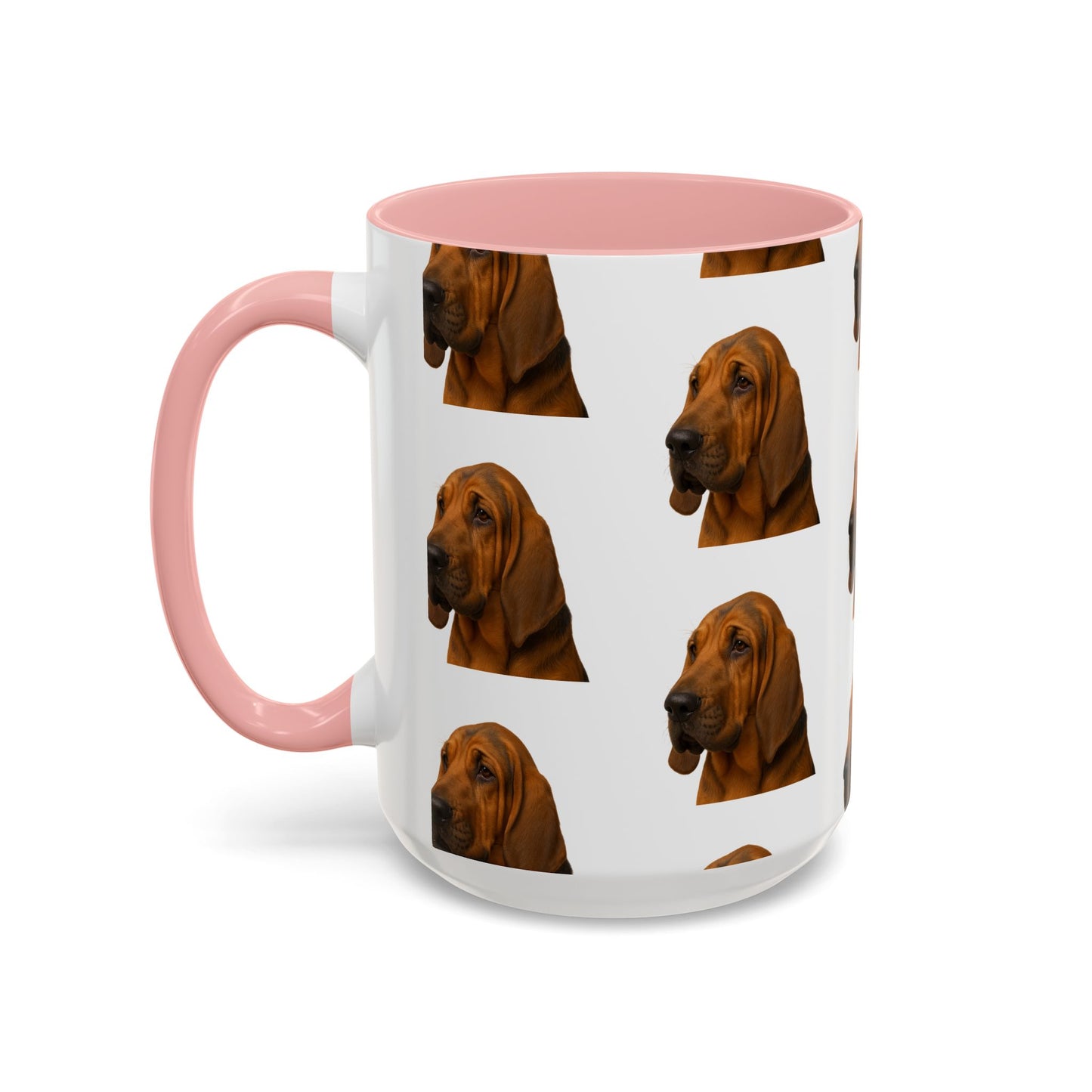 Bloodhound Head 2-Tone Coffee Mug