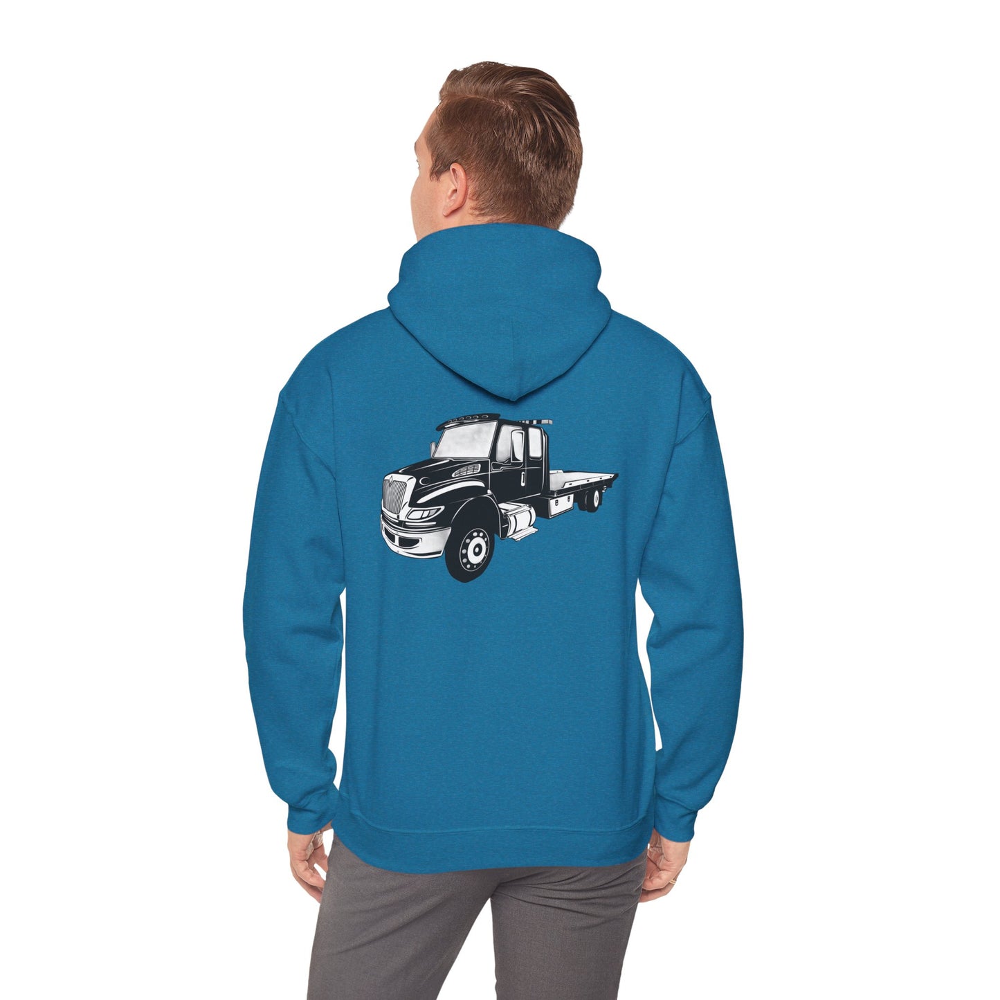 Flatbed Tow Truck Unisex Hoodie