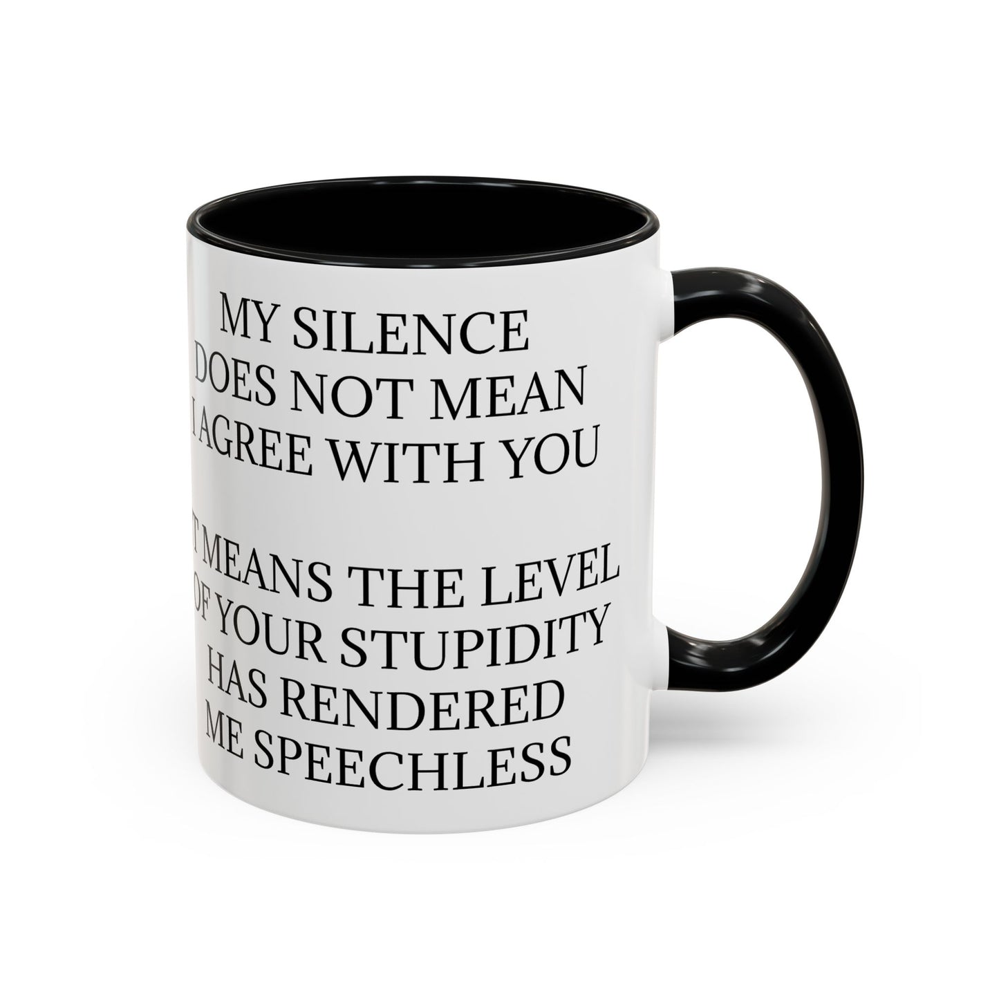 Speechless 2-Tone Coffee Mug