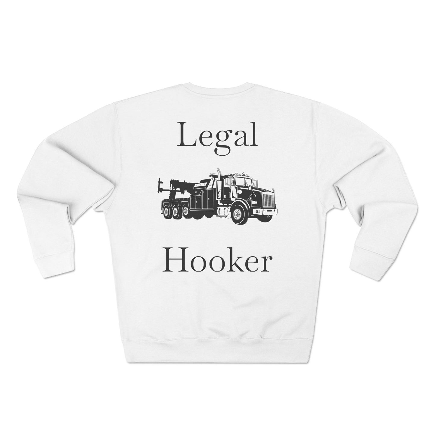 Legal H**ker Heavy Tow Truck Unisex Crewneck Sweatshirt