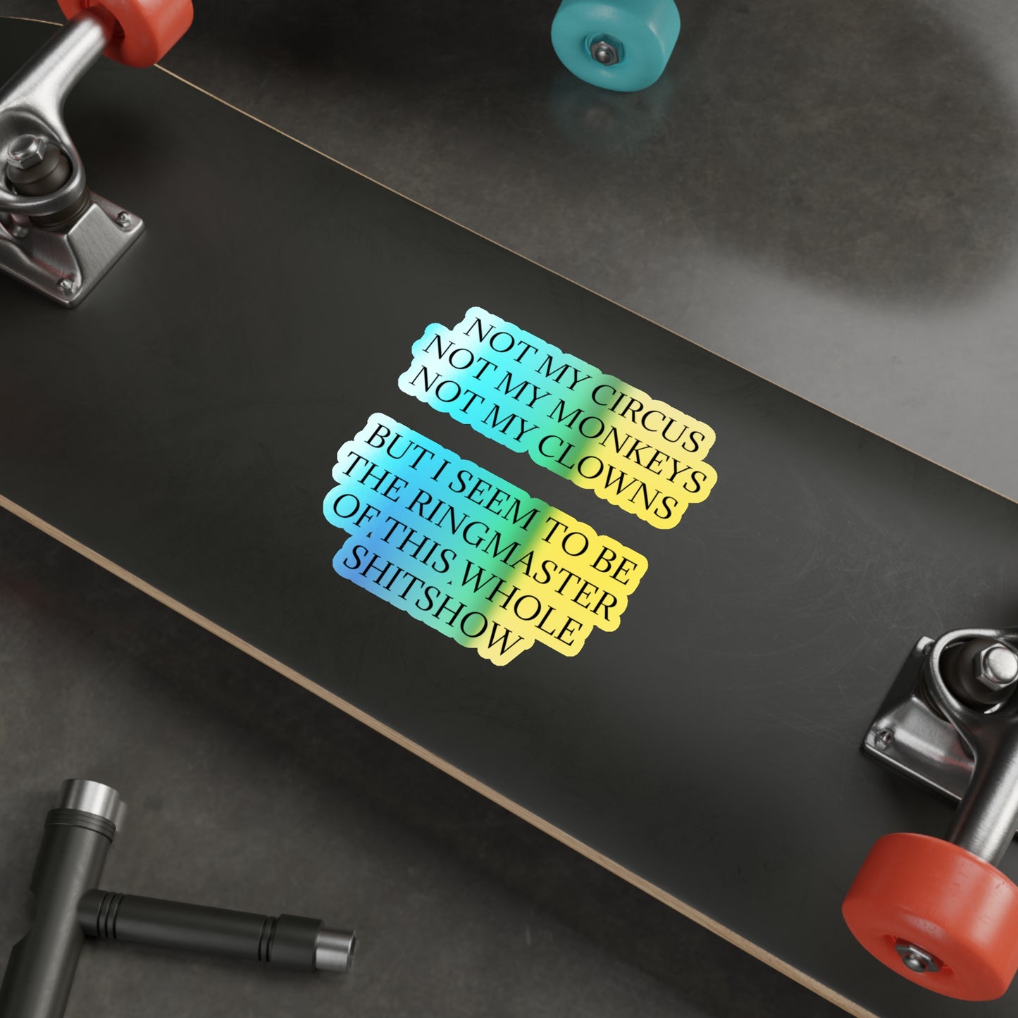 Ringmaster Holographic Sticker
