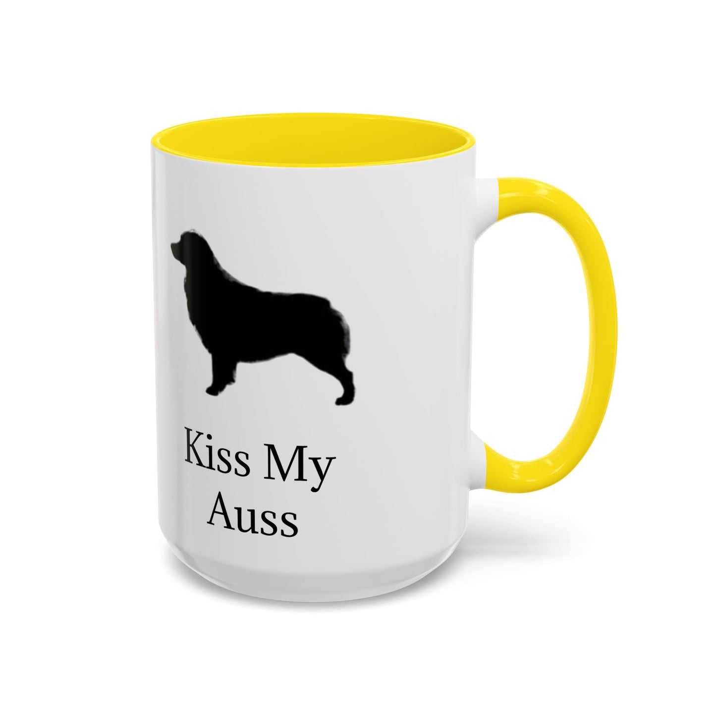 Kiss My Auss 2-Tone Coffee Mug