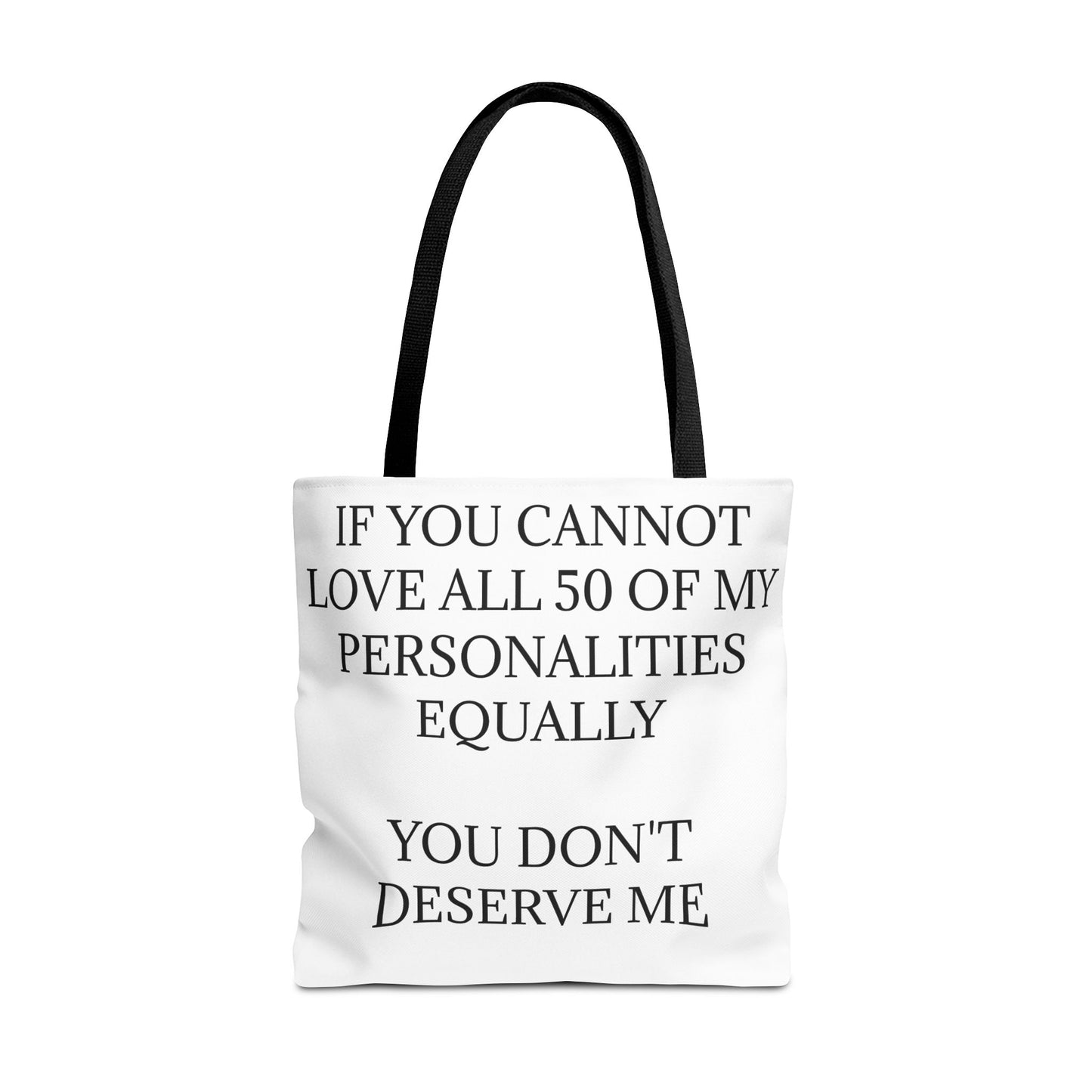 50 Personalities Tote Bag