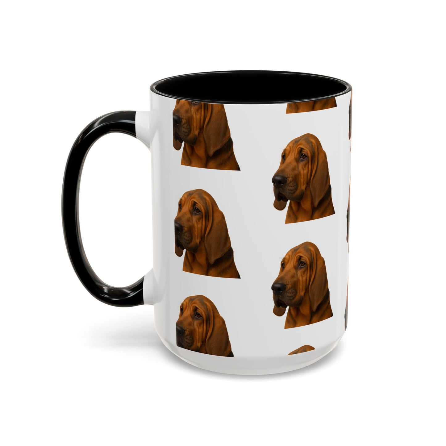 Bloodhound Head 2-Tone Coffee Mug