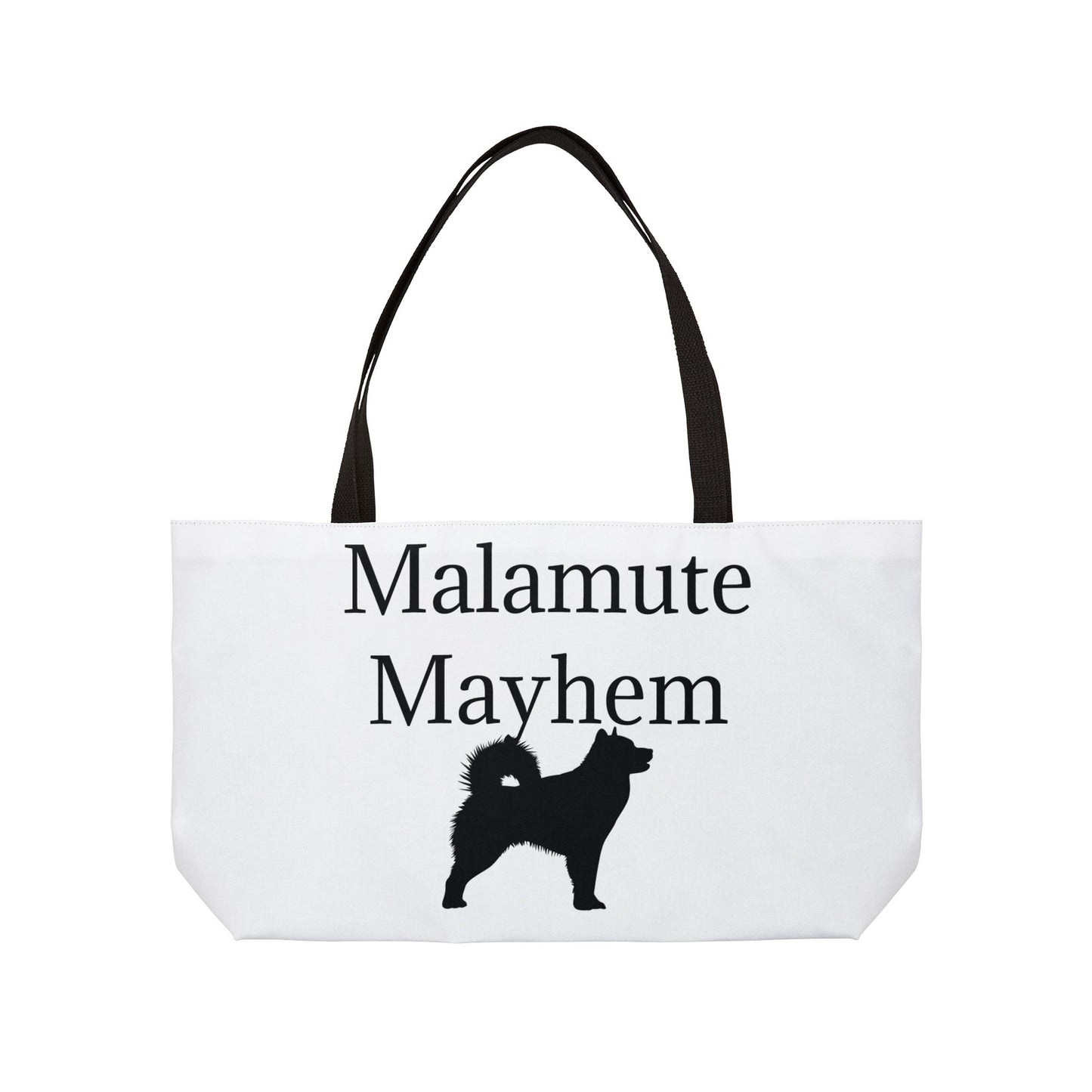 Malamute Mayhem Weekender Tote Bag