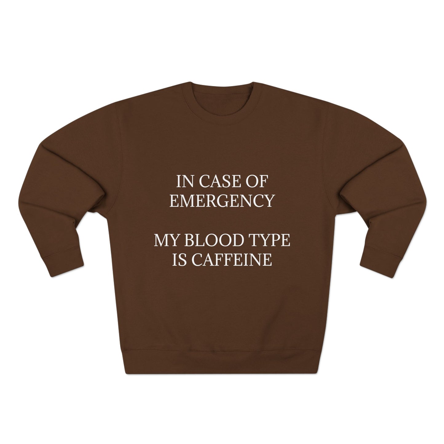 Blood Type Unisex Crewneck Sweatshirt