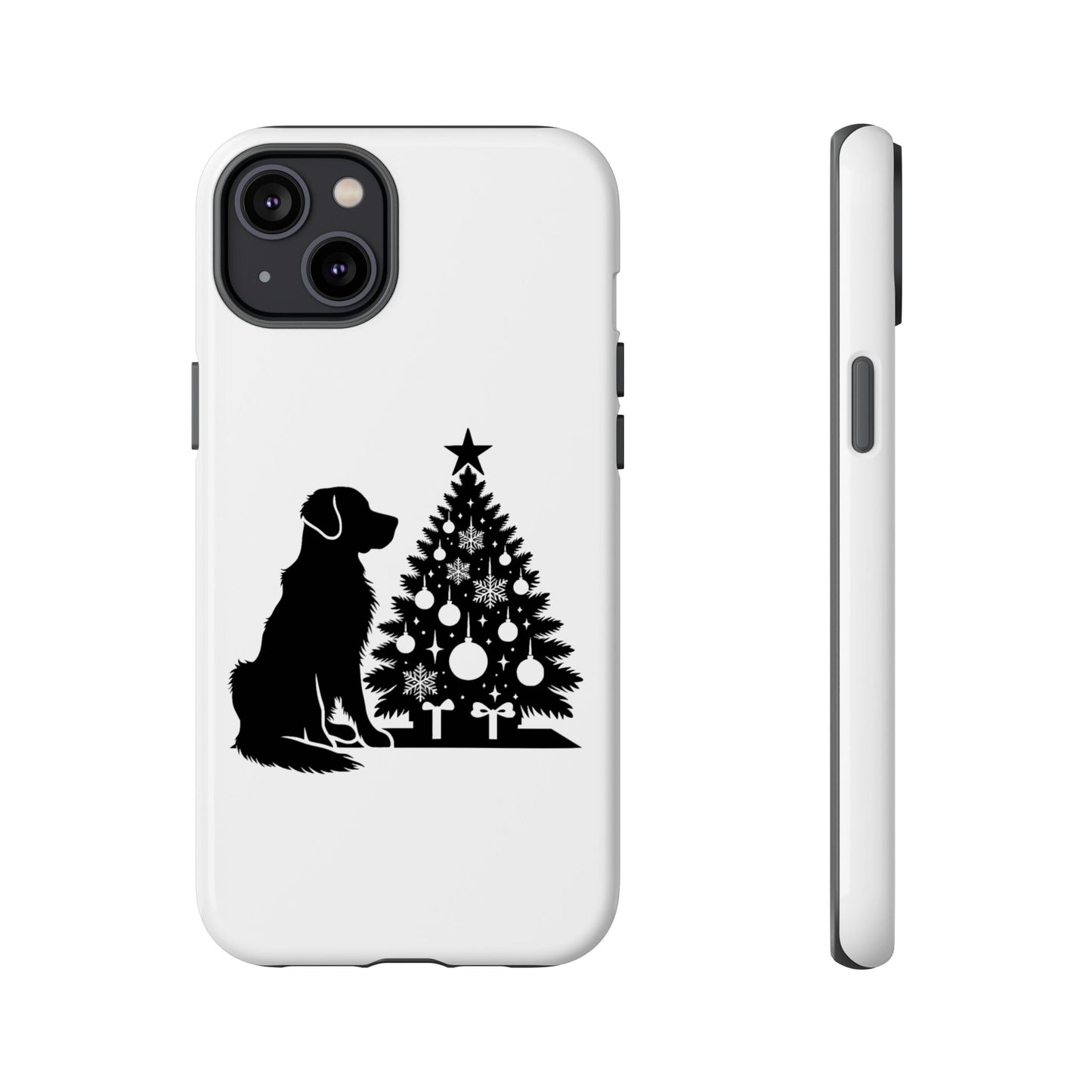 Golden Christmas Tree iPhone Case