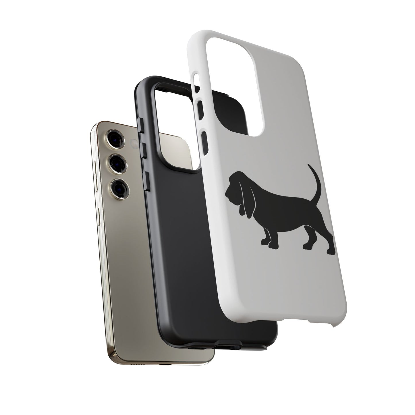 Basset Hound Silhouette Samsung Case