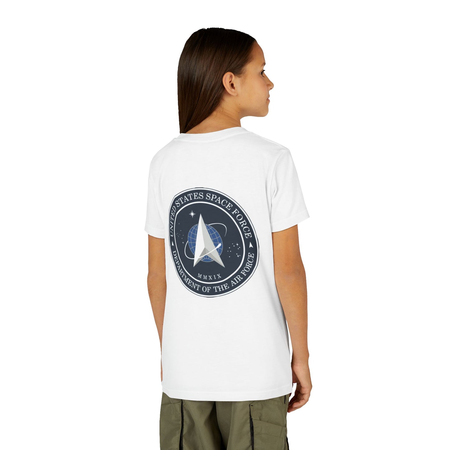 US Space Force Youth Unisex Short Sleeve Crewneck Tee