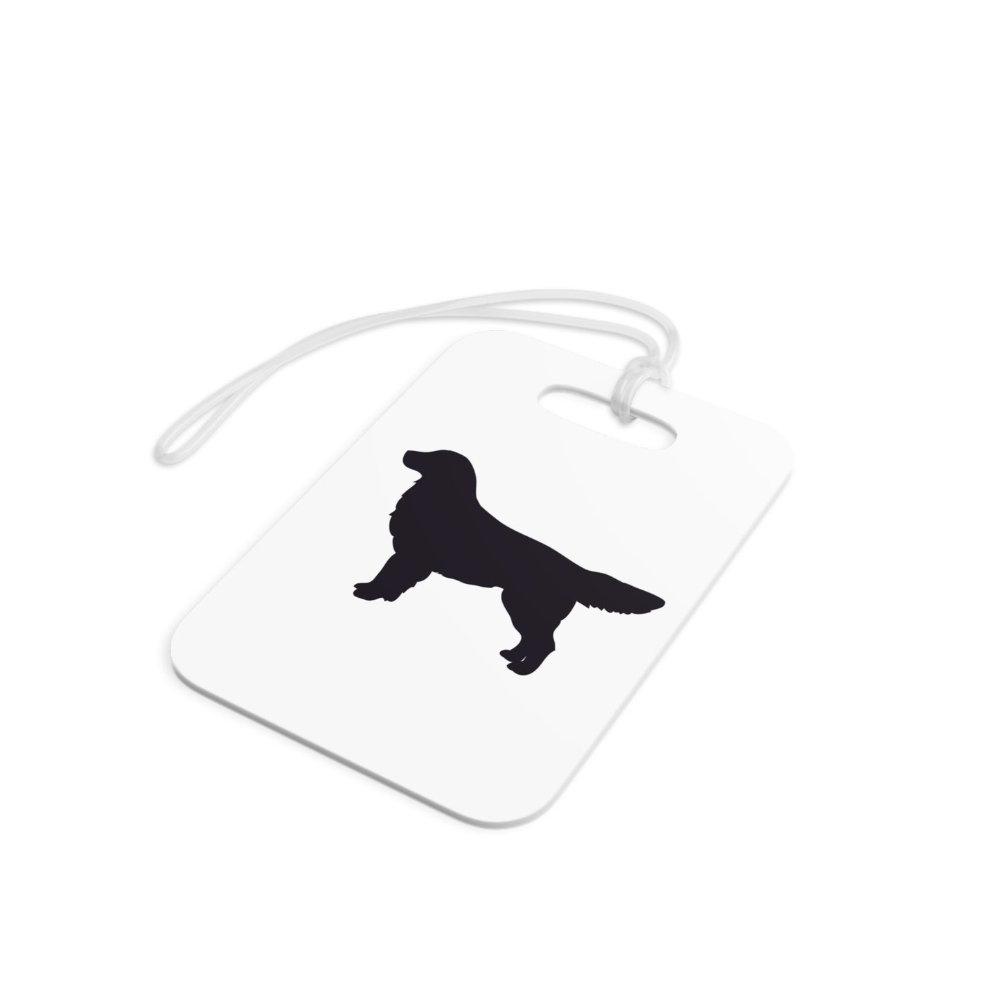 Golden Silhouette Luggage Tag