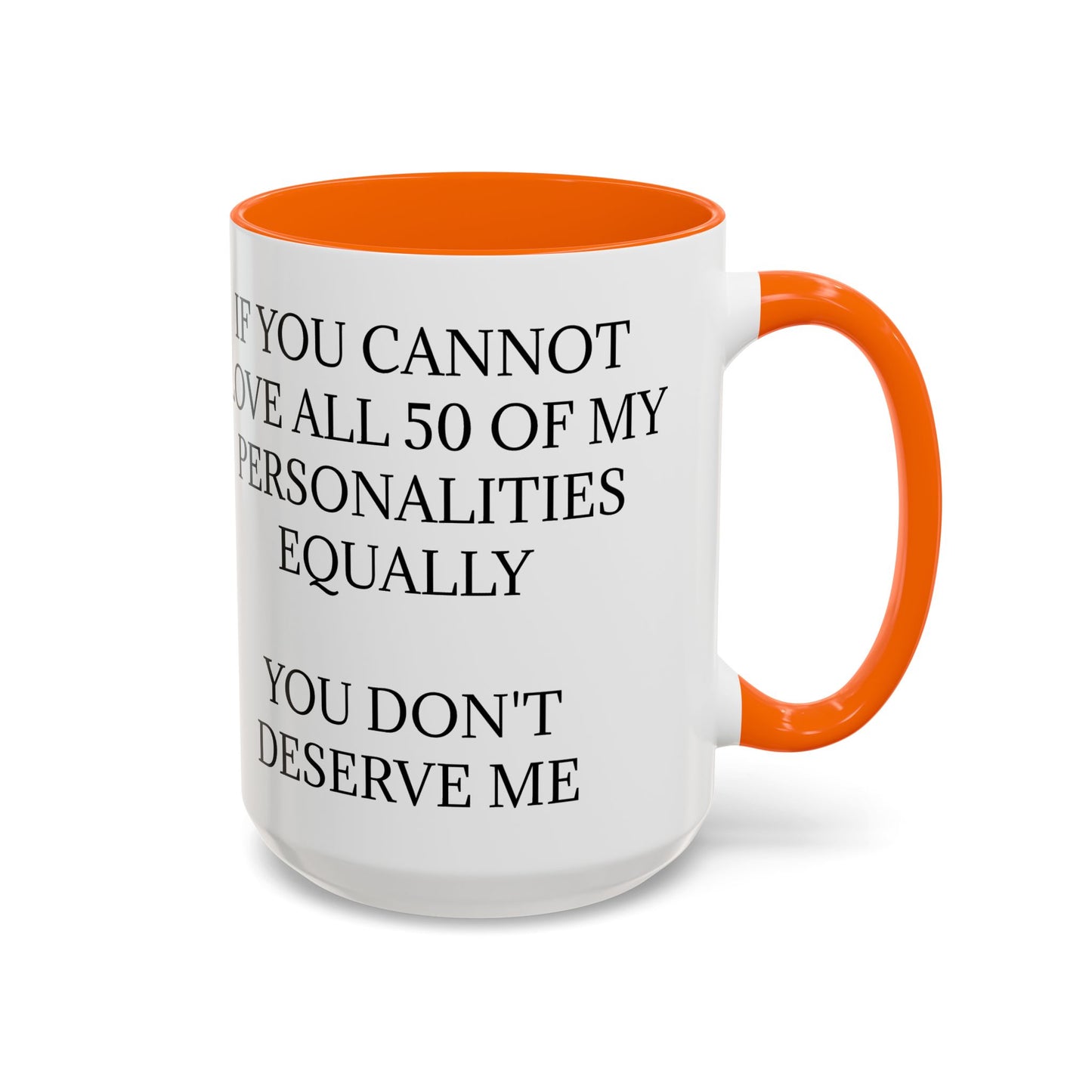 50 Personalities 2-Tone Coffee Mug