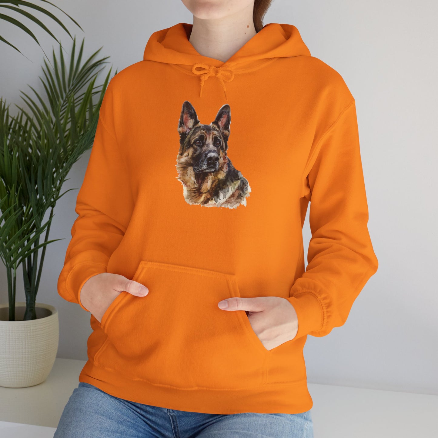 German Shepherd Head Unisex Hoodie
