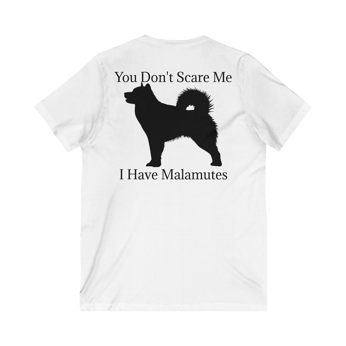 You Don't Scare Me Unisex Short Sleeve V-Neck Tee