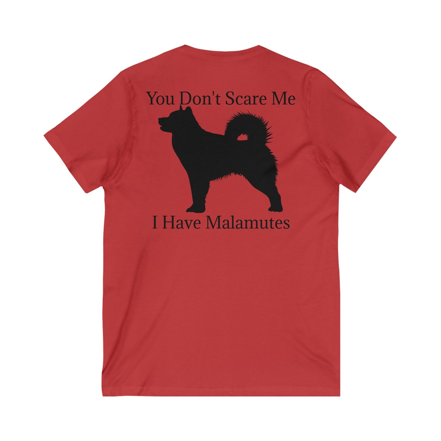 You Don't Scare Me Unisex Short Sleeve V-Neck Tee