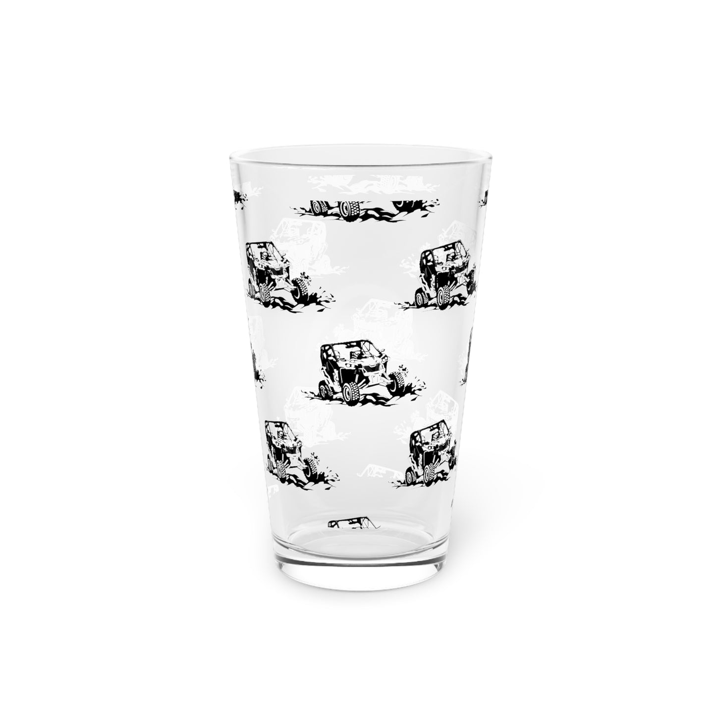 Slingin' Mud Side By Side Drinking Glass