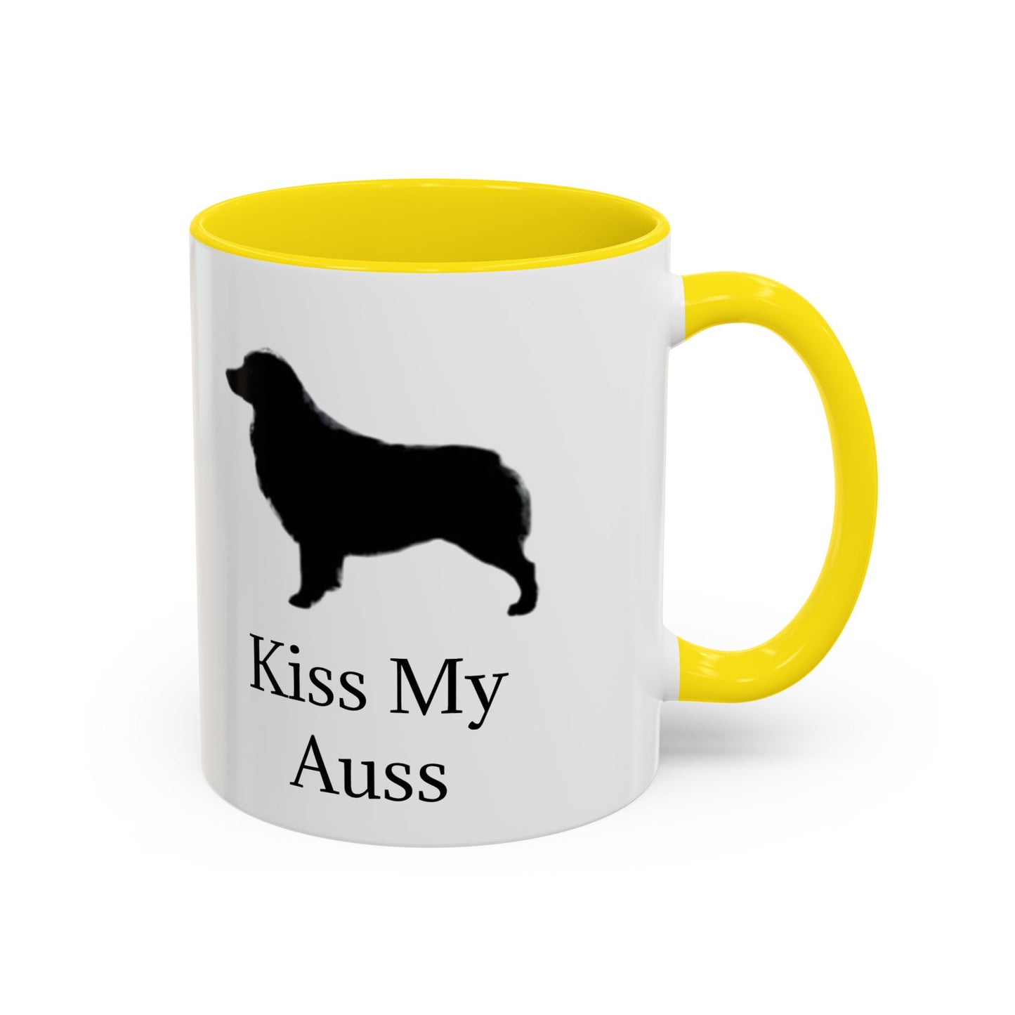 Kiss My Auss 2-Tone Coffee Mug