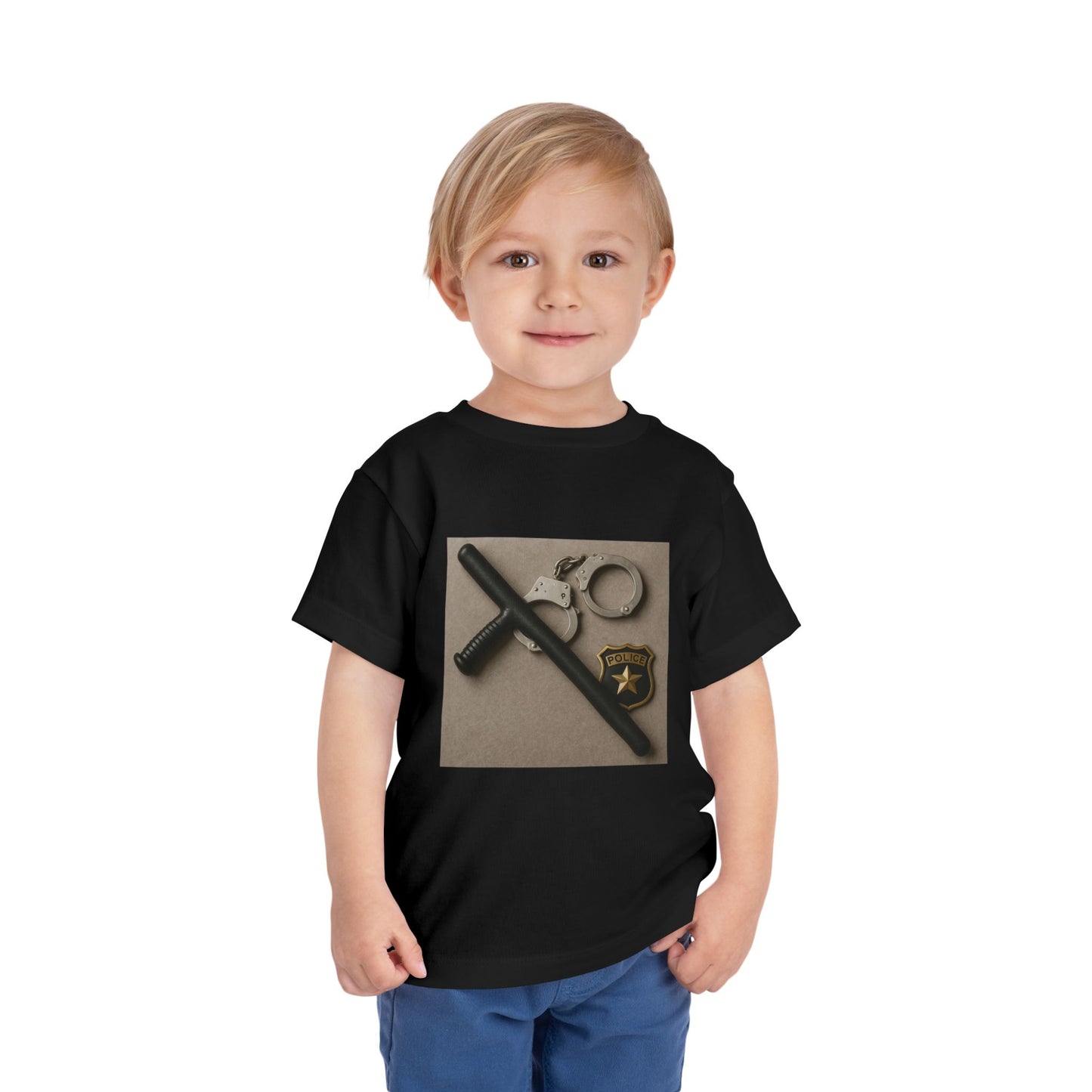 Law Enforcement Appreciation Toddler Unisex Short Sleeve Crewneck Tee