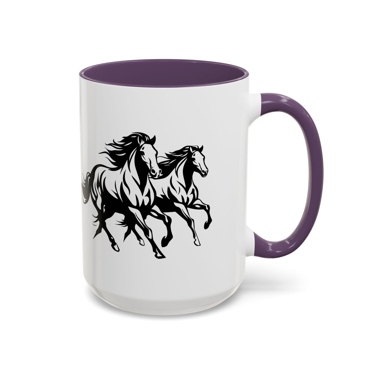 Horsin' Around 2-Tone Coffee Mug