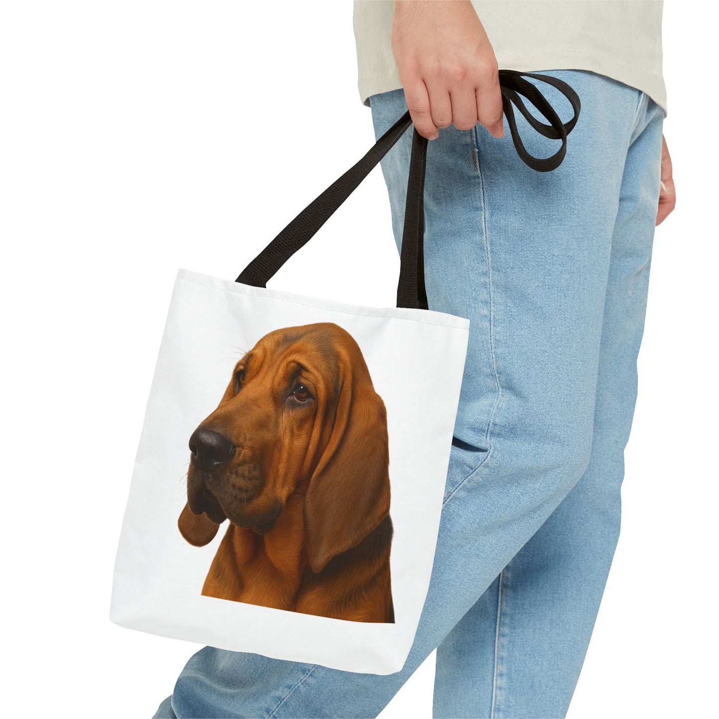 Bloodhound Head Tote Bag