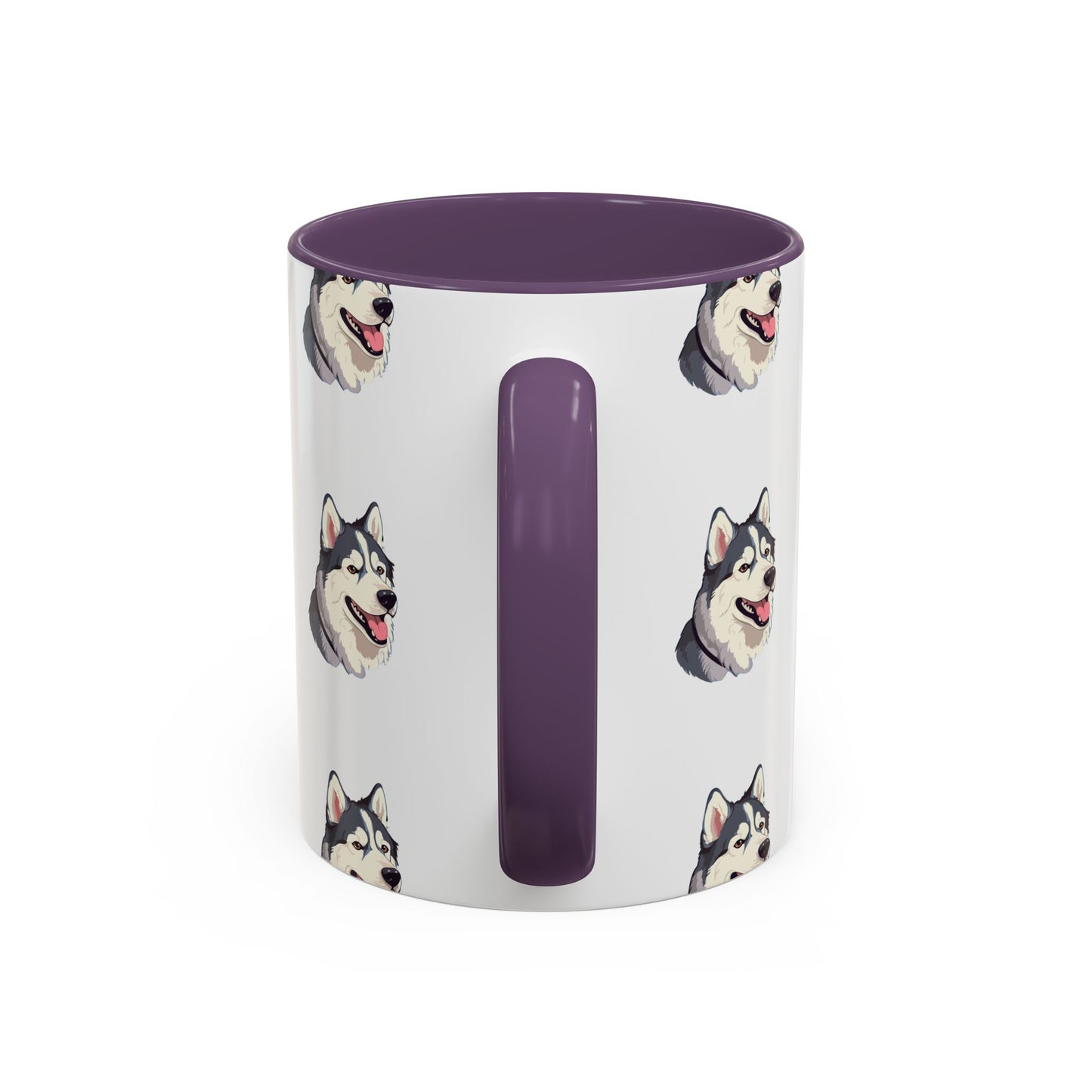 Malamute Head 2-Tone Coffee Mug