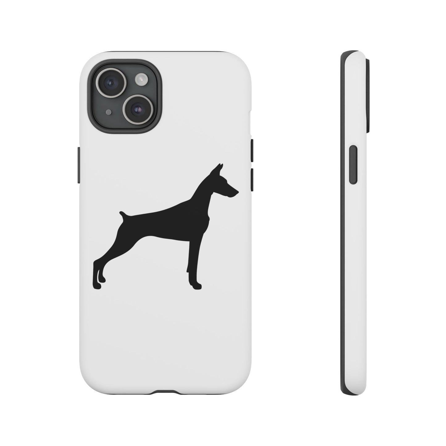 Doberman Silhouette iPhone Case