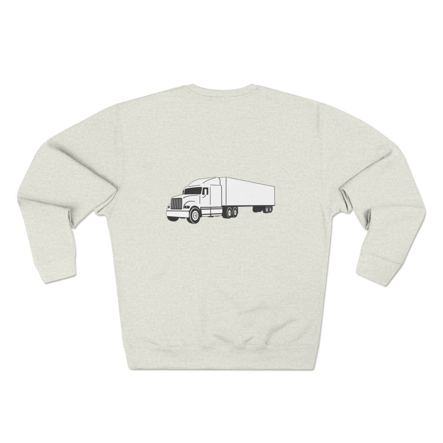 Semi Truck Unisex Crewneck Sweatshirt