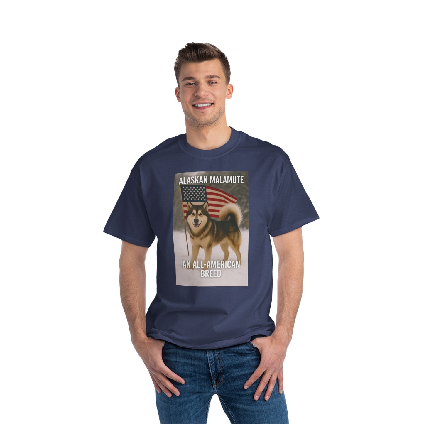 All-American Breed Men's Short-Sleeve Crewneck Tee