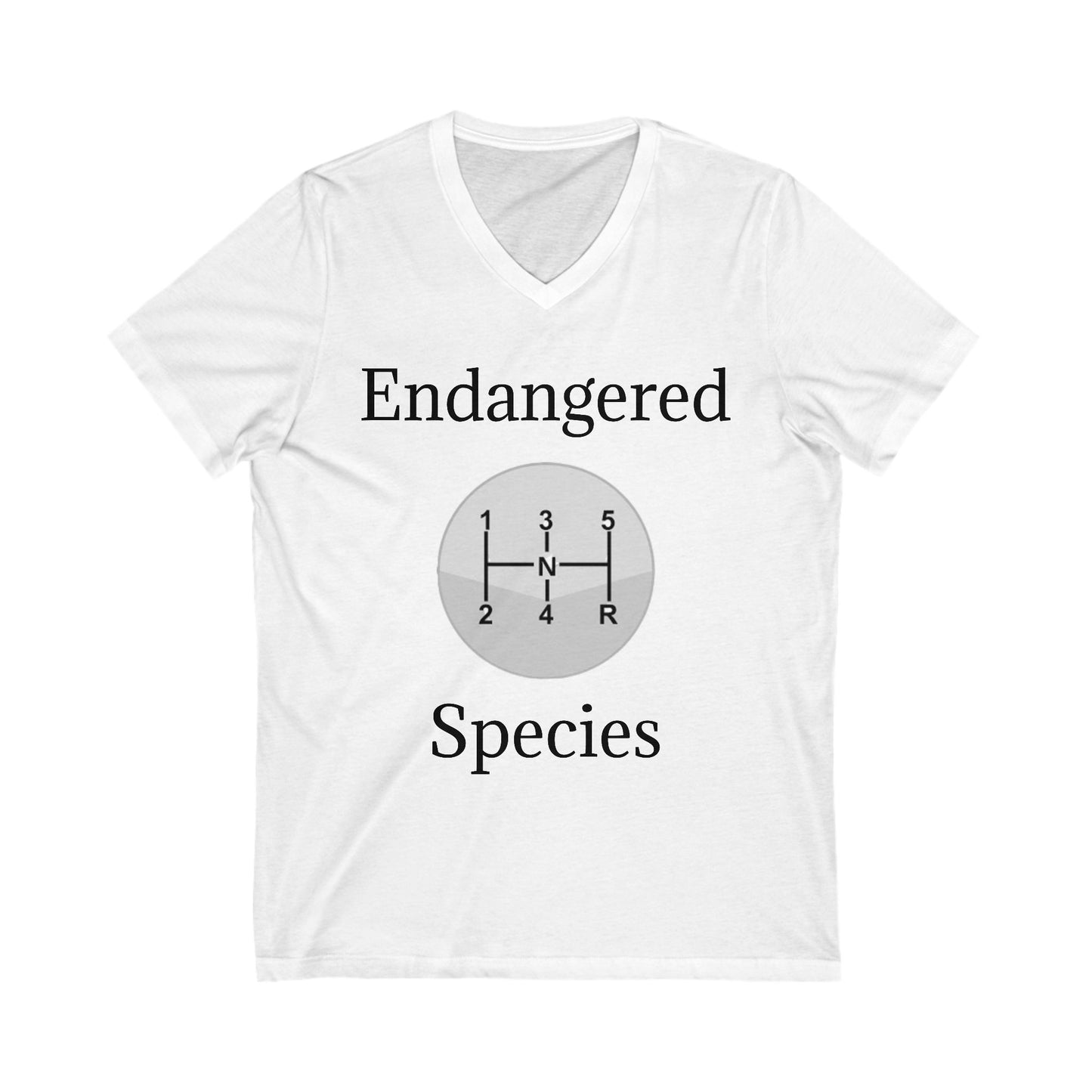 Endangered Species Unisex Short Sleeve V-Neck Tee