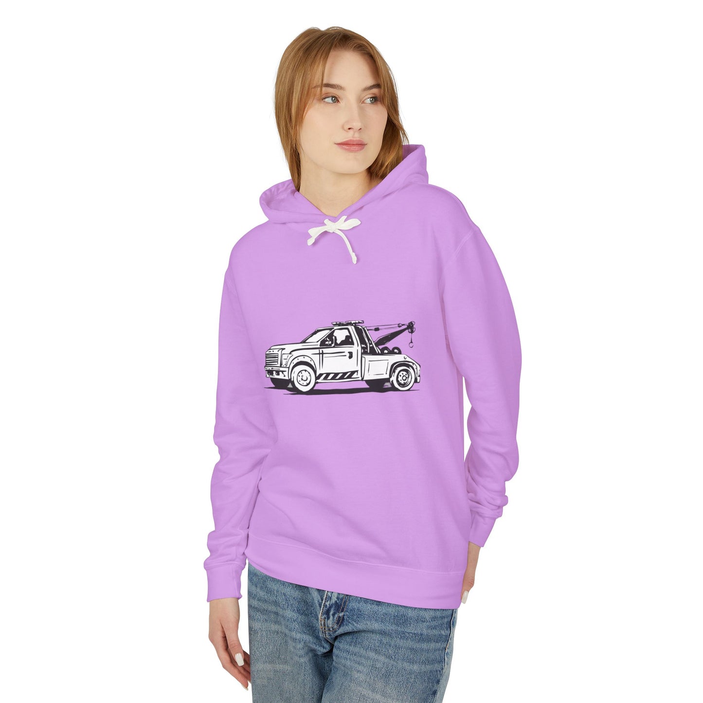 Wheel Lift Tow Truck Unisex Lightweight Hoodie