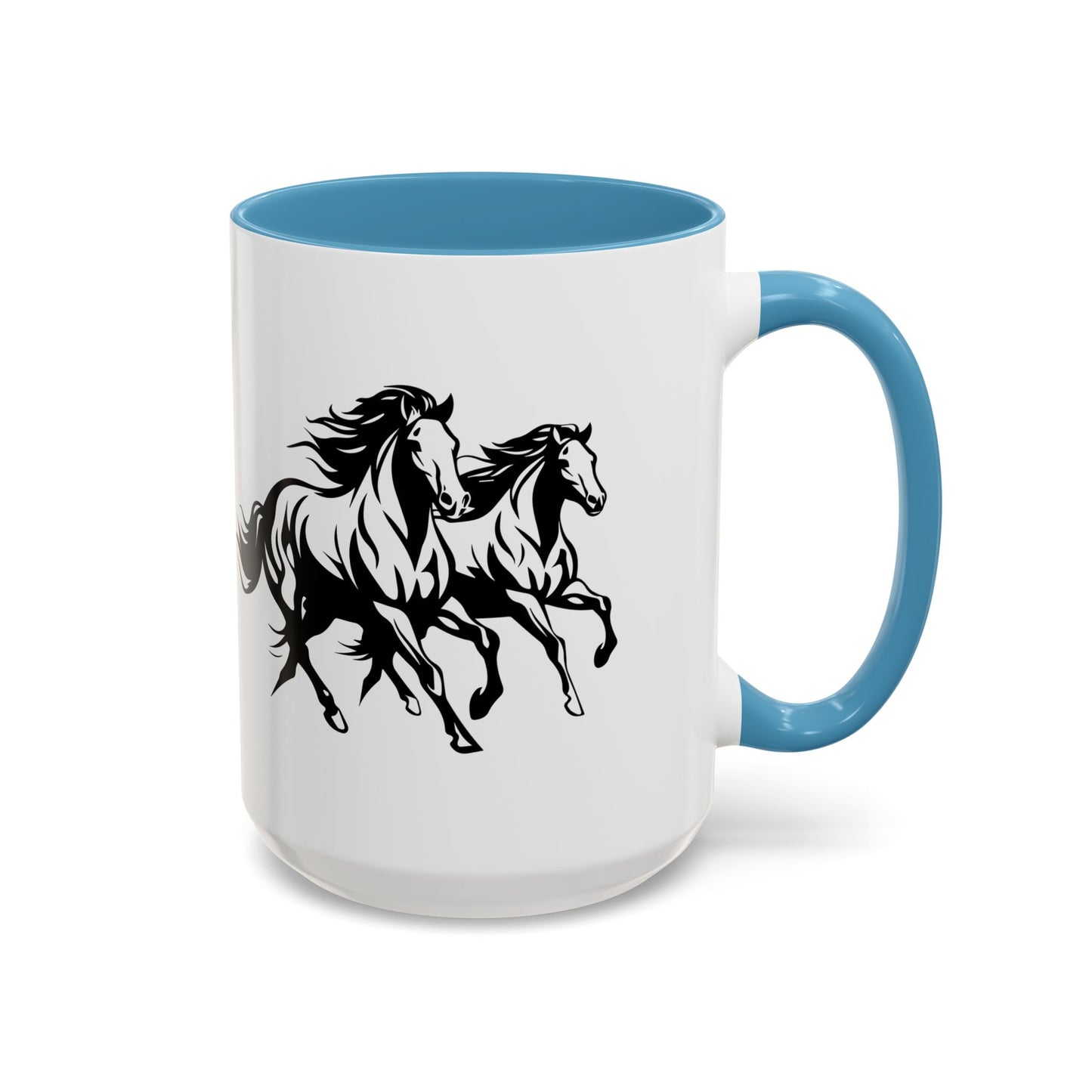 Horsin' Around 2-Tone Coffee Mug