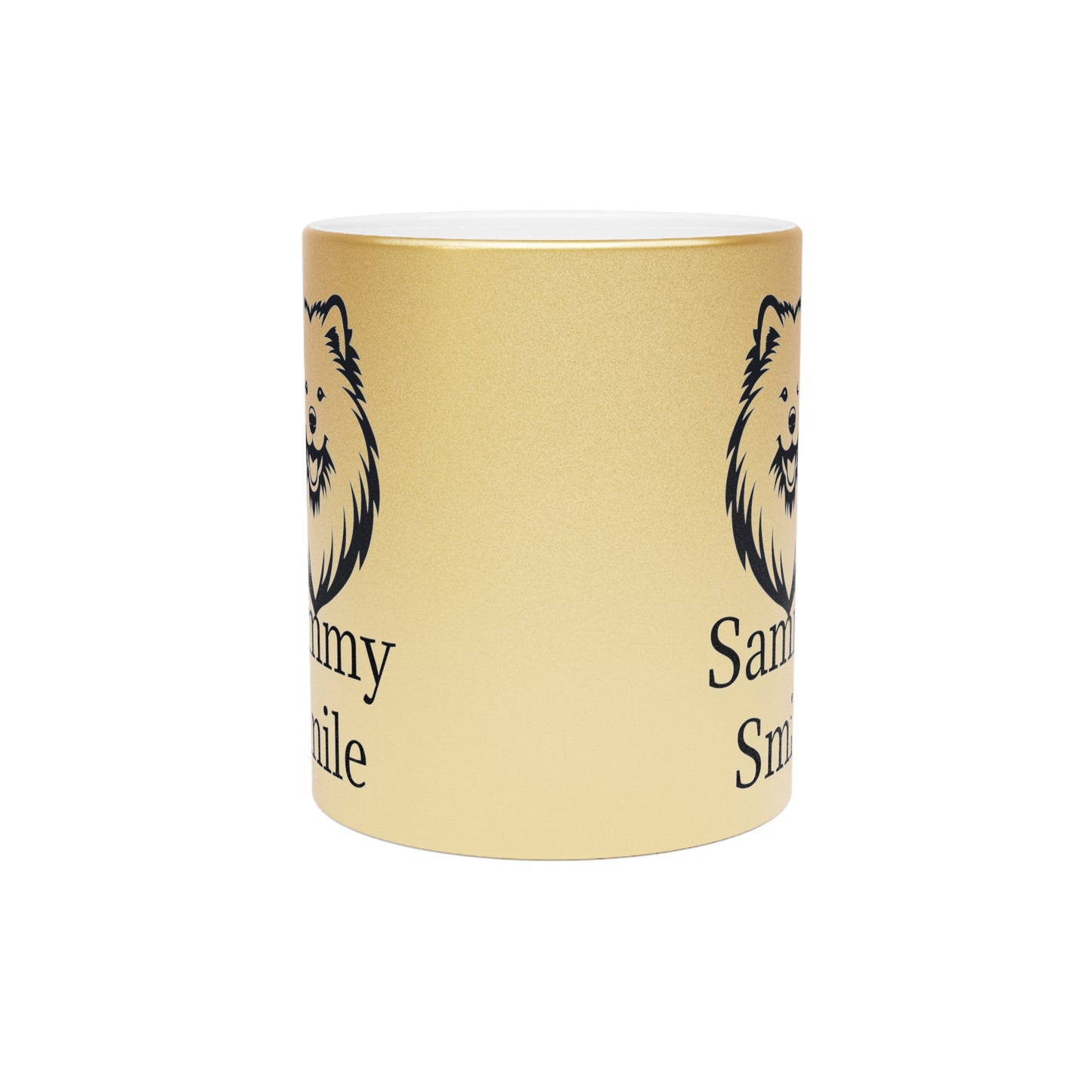 Sammy Smile Metallic Coffee Mug