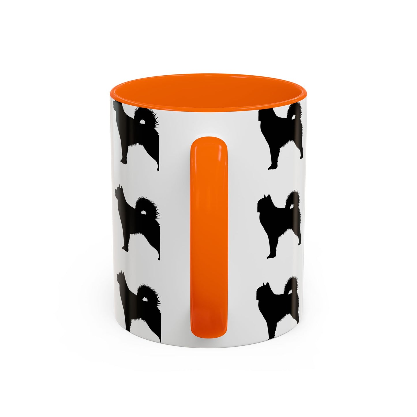 Malamute Silhouette 2-Tone Coffee Mug