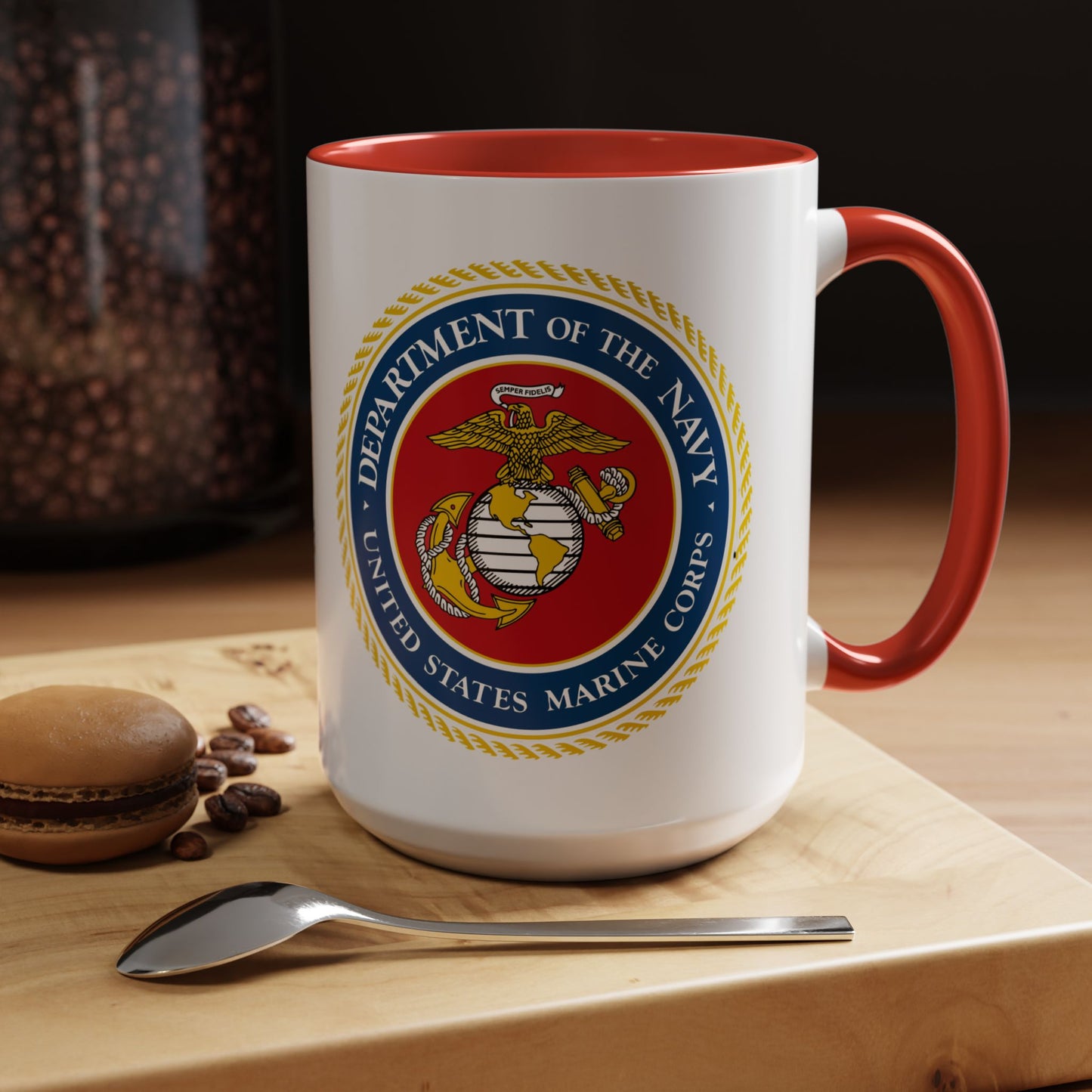 US Marine Corps 2-Tone Coffee Mug