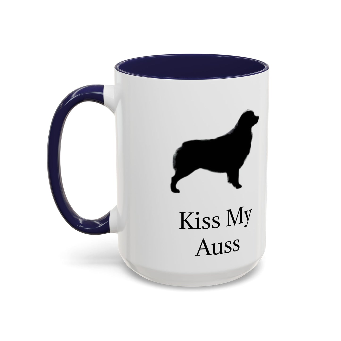 Kiss My Auss 2-Tone Coffee Mug